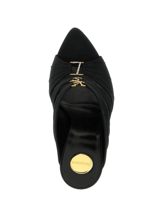 26SS 생로랑 샌들 859545 AAF4G 1097 NERO CRYSTAL - SAINT LAURENT