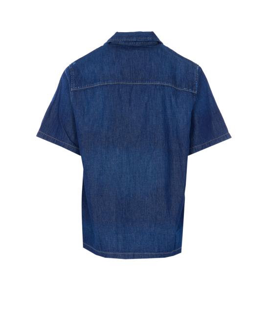 26SS 디젤 반팔 셔츠 A16957 0DBDB01 Blue - DIESEL