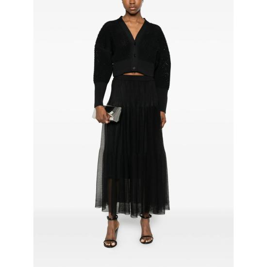 26SS 씨에프씨엘 미디 스커트 CF011KG041 199N BLACK - CFCL