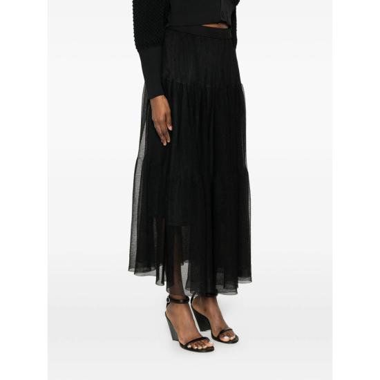 26SS 씨에프씨엘 미디 스커트 CF011KG041 199N BLACK - CFCL