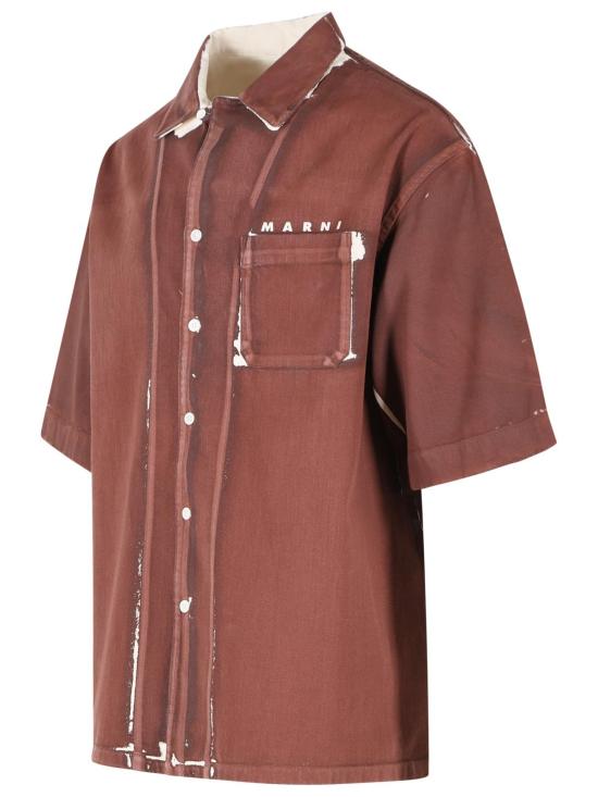 26SS 마르니 긴팔 셔츠 CUJU0017A2 USCY64PRM37 Brown - MARNI