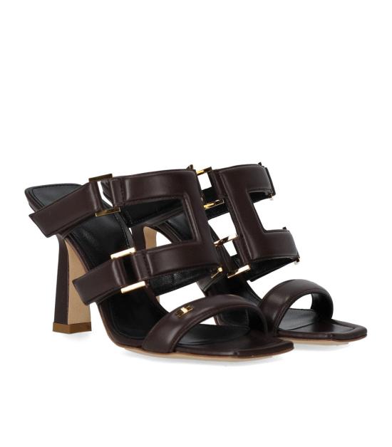 26SS 엘리자베타프랜치 샌들 SA44L62E2 644 36 Brown - ELISABETTA FRANCHI