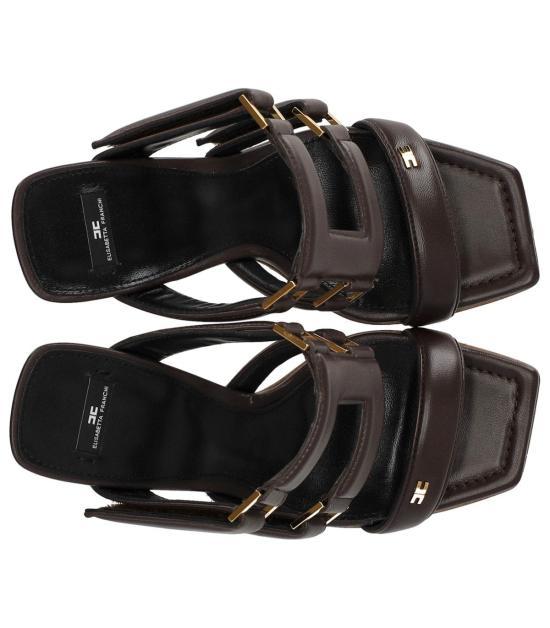 26SS 엘리자베타프랜치 샌들 SA44L62E2 644 36 Brown - ELISABETTA FRANCHI
