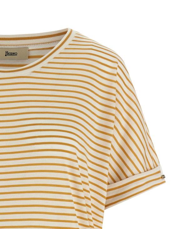 26SS 에르노 반팔 티셔츠 JG000312D520561038 Yellow - HERNO