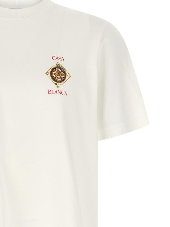 26SS 카사블랑카 탑 MSS26JTS00102 White - CASABLANCA