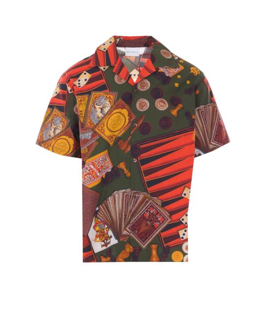 26SS 드롤드무슈 반팔 셔츠 SH228 CO275MC MultiColour