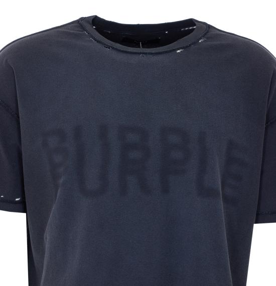 26SS 퍼플 브랜드 반팔 티셔츠 P101 TBRH226BLACK Black - PURPLE BRAND