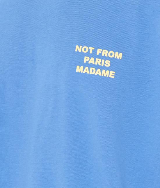 26SS 드롤드무슈 반팔 티셔츠 TS203 CO002ATBL Blue - DROLE DE MONSIEUR