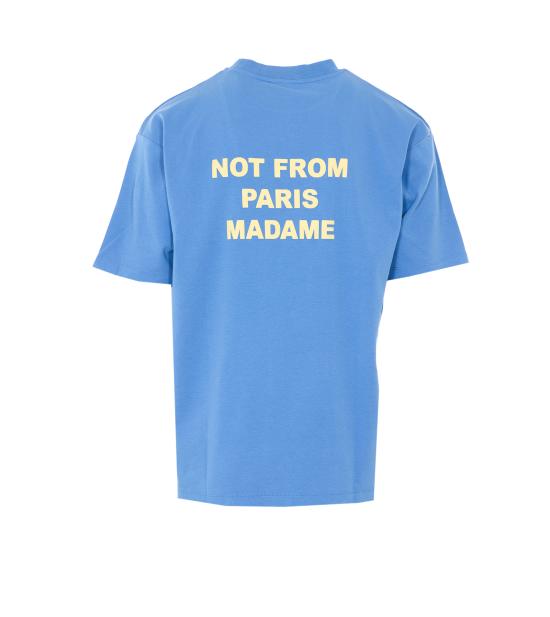 26SS 드롤드무슈 반팔 티셔츠 TS203 CO002ATBL Blue - DROLE DE MONSIEUR