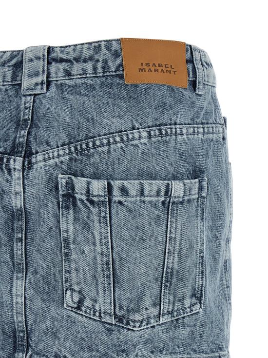 26SS 이자벨마랑에뚜왈 롱 스커트 JU0448FAD1H02E30LU Light Blue - ISABEL MARANT ETOILE