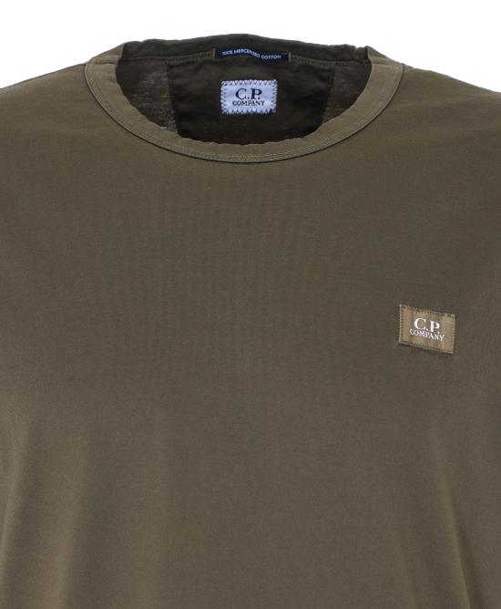 26SS 씨피 컴퍼니 반팔 티셔츠 20CMTS113A 006374G683 Green - C.P. COMPANY