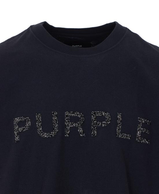 26SS 퍼플 브랜드 반팔 티셔츠 P104 TBMS226BLACK Black - PURPLE BRAND