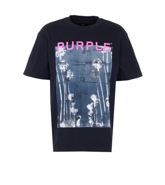 26SS 퍼플 브랜드 반팔 티셔츠 P117 HBDC226BLACK Black