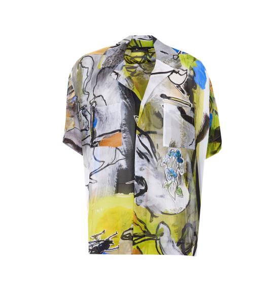 26SS 비비안웨스트우드 반팔 셔츠 24010040 W01CXO301 MultiColour