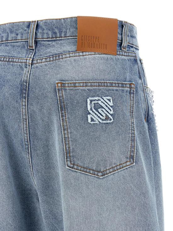 26SS 쥬세페 디 모라비토 데님 팬츠 06PSDNP049R1640780 Light Blue - GIUSEPPE DI MORABITO