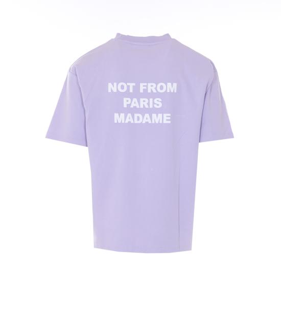 26SS 드롤드무슈 반팔 티셔츠 TS203 CO002LAV Purple - DROLE DE MONSIEUR