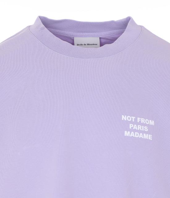 26SS 드롤드무슈 반팔 티셔츠 TS203 CO002LAV Purple - DROLE DE MONSIEUR