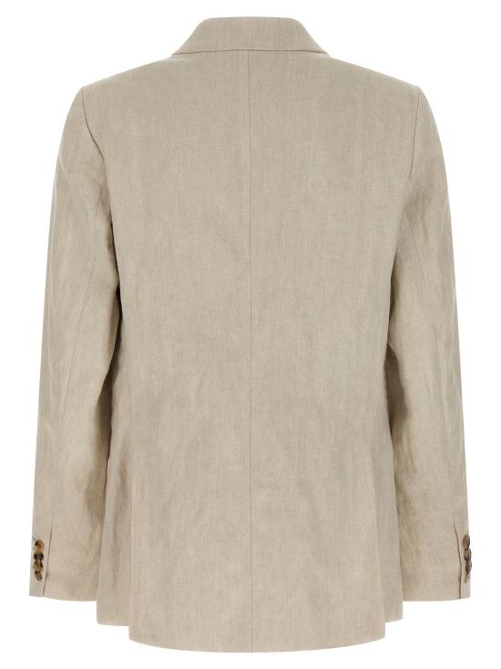26SS 드리스 반 노튼 수트 자켓 26102042531318 Beige - DRIES VAN NOTEN