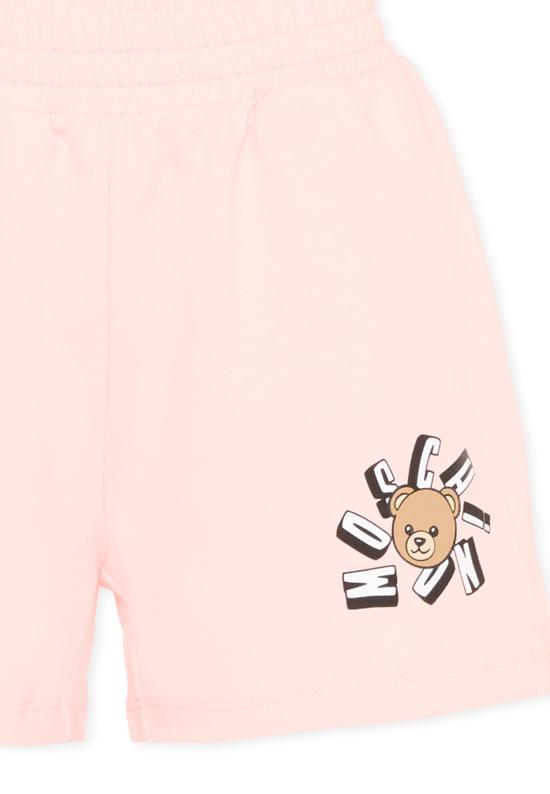 26SS [키즈] 모스키노 쇼츠/버뮤다 HDQ025 LCA19 50209 PINK - MOSCHINO