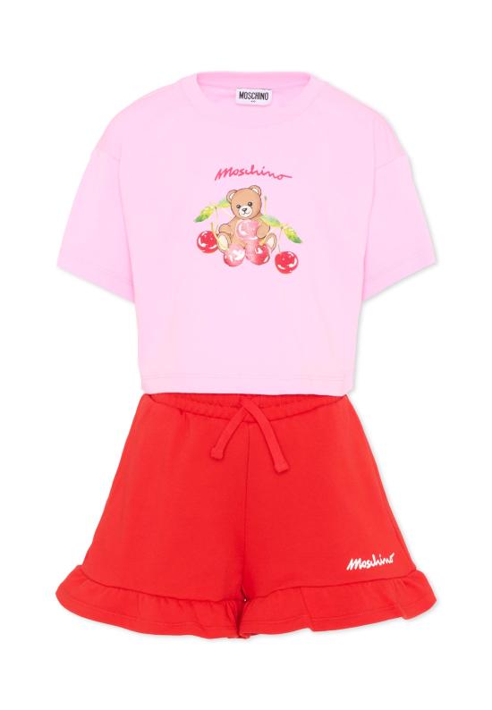 26SS [키즈] 모스키노 트레이닝 웨어 HDG01N LCA52 83688 MULTICOLOR