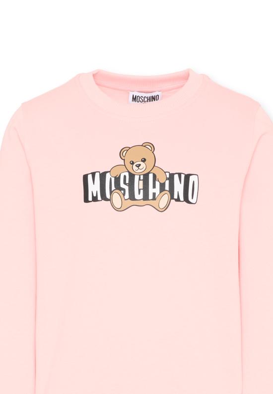 26SS [키즈] 모스키노 점프수트 HPK03E LCA19 50209 PINK - MOSCHINO