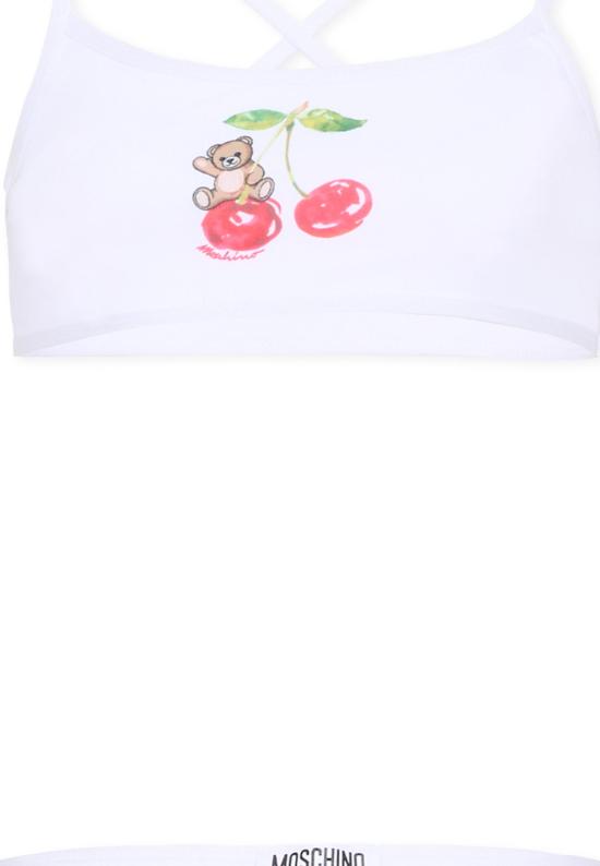 26SS [키즈] 모스키노 비키니 HGL00E LKA11 10101 WHITE - MOSCHINO