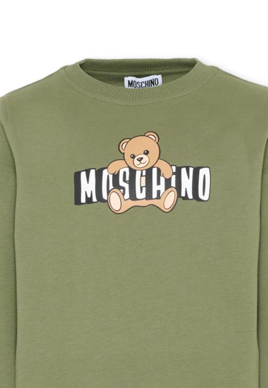 26SS [키즈] 모스키노 오버롤 HPK03E LCA19 30037 GREEN - MOSCHINO