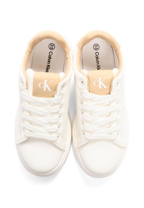 26SS [키즈] 캘빈클라인 스니커즈 V3X9 83301 1355A472 WHITE - CALVIN KLEIN