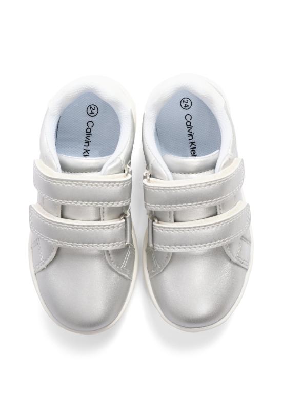 26SS [키즈] 캘빈클라인 스니커즈 V1A9 83205 0376X059 SILVER - CALVIN KLEIN
