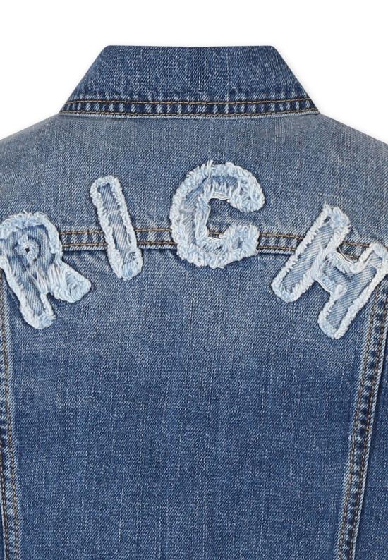 25SS [키즈] 리치몬드 데님 자켓 RBP25156GB DENIM BLUE MEDIUM - RICHMOND