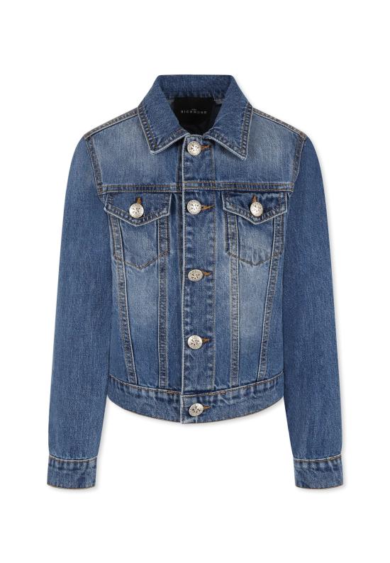 25SS [키즈] 리치몬드 데님 자켓 RBP25156GB DENIM BLUE MEDIUM - RICHMOND