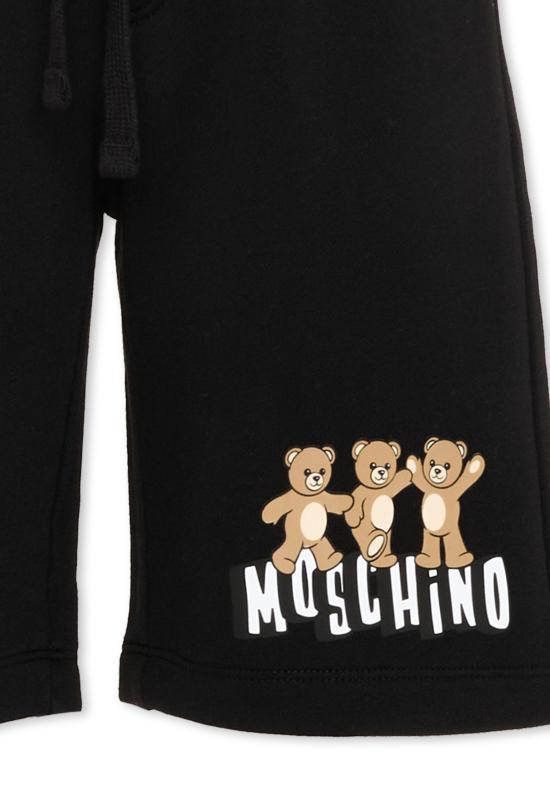 26SS [키즈] 모스키노 쇼츠/버뮤다 HUQ02M LCA89 60100 BLACK - MOSCHINO