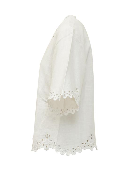 26SS 이자벨마랑에뚜왈 반팔 티셔츠 26PHT0586FBD1J04E 20WH WHITE - ISABEL MARANT ETOILE