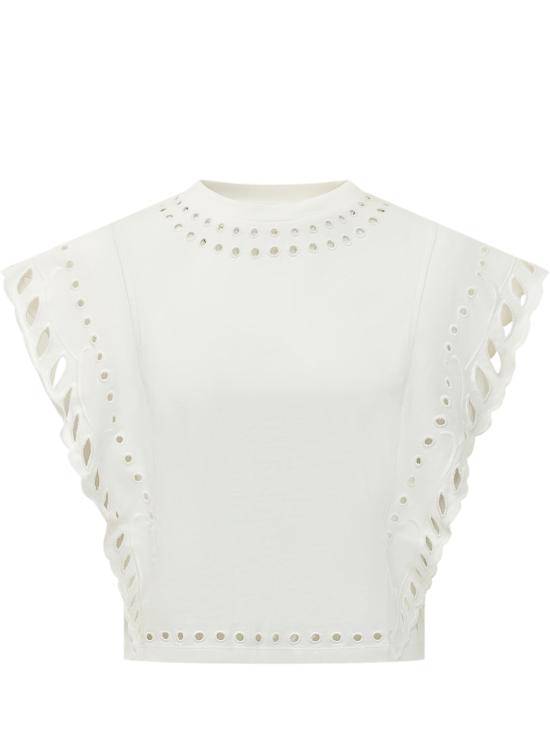 26SS 이자벨마랑에뚜왈 반팔 티셔츠 26PTS0298FAD1N08E 23EC ECRU