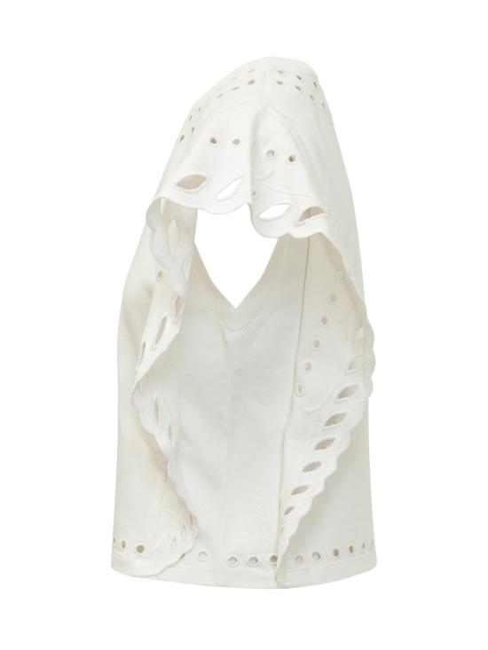 26SS 이자벨마랑에뚜왈 반팔 티셔츠 26PTS0298FAD1N08E 23EC ECRU - ISABEL MARANT ETOILE