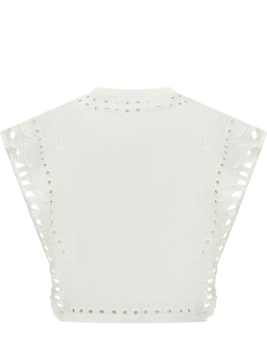 26SS 이자벨마랑에뚜왈 반팔 티셔츠 26PTS0298FAD1N08E 23EC ECRU - ISABEL MARANT ETOILE