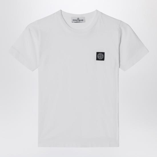 26SS [키즈] 스톤 아일랜드 반팔 티셔츠 162100002 CS0047 White