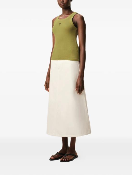 26SS 아미 ADC 코튼 탱크탑 FTP811 JE0117A035 GREEN - AMI