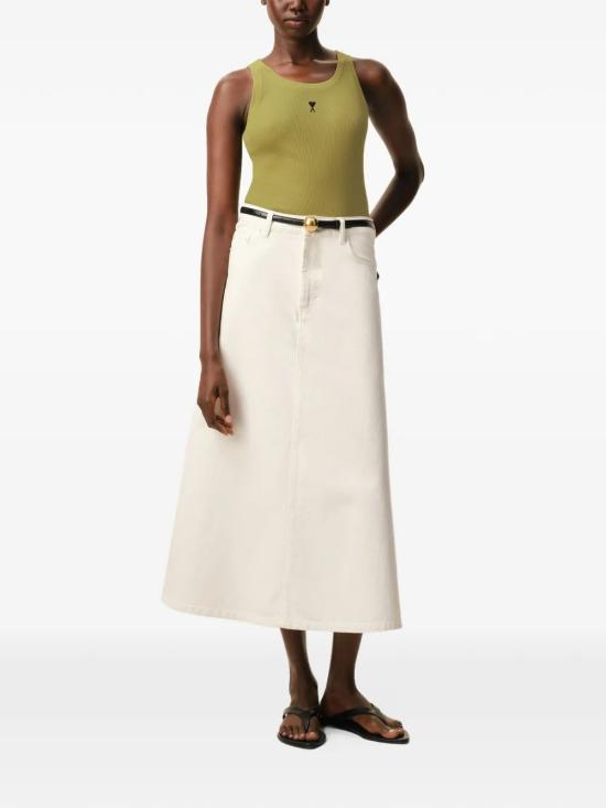 26SS 아미 ADC 코튼 탱크탑 FTP811 JE0117A035 GREEN - AMI