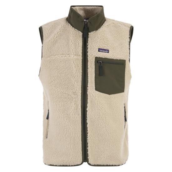  파타고니아 클래식 레트로-X 베스트 23049 NATURAL GREEN