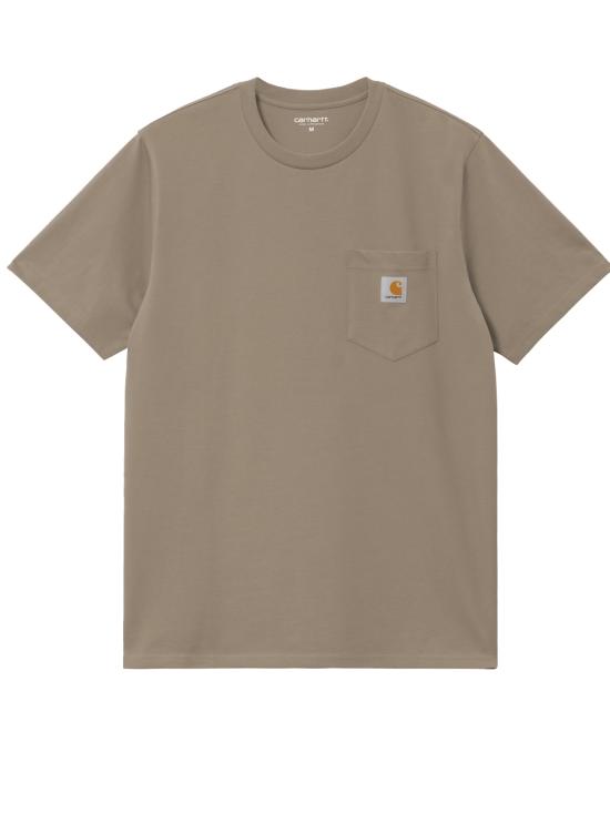 26SS 칼하트 WIP 숏슬리브 포켓 티셔츠 I030434 3IR XX Iroko