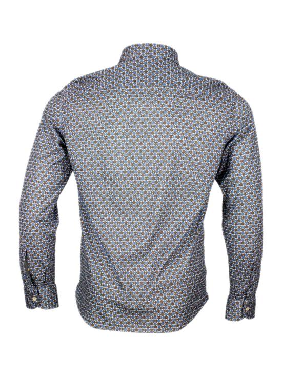 26SS 손리사 긴팔 셔츠 FJ15BTJ1041 Brown blu - SONRISA