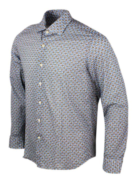 26SS 손리사 긴팔 셔츠 FJ15BTJ1041 Brown blu - SONRISA