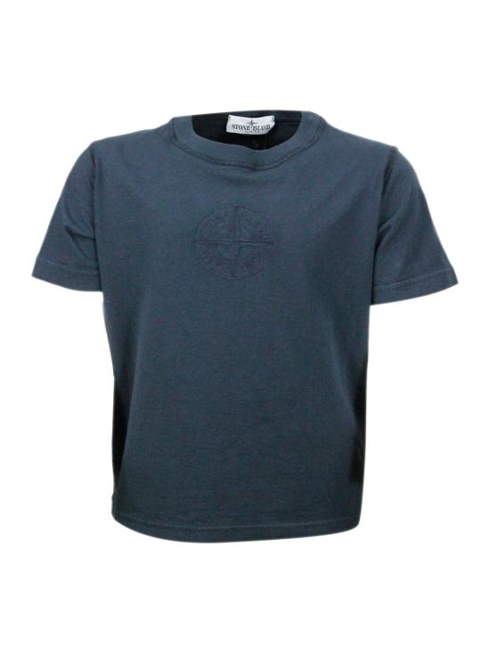 26SS [키즈] 스톤 아일랜드 티셔츠 L1S162100007S0050 V0020 Blue