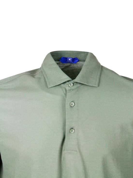 26SS 키레드 폴로 티셔츠 WPOSIL83210 05 Verde fava - KIRED