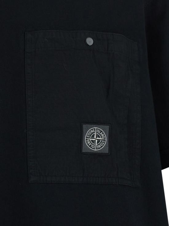 26SS 스톤 아일랜드 반팔 티셔츠 L1S152100004S0115 V0029 Black - STONE ISLAND