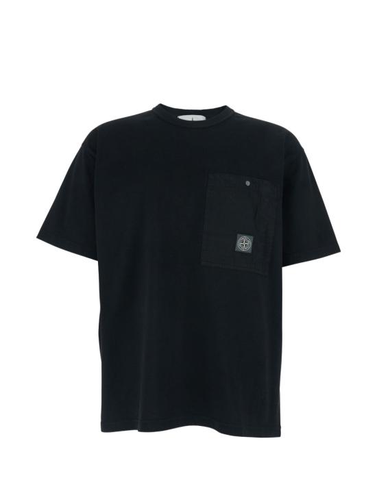 26SS 스톤 아일랜드 반팔 티셔츠 L1S152100004S0115 V0029 Black