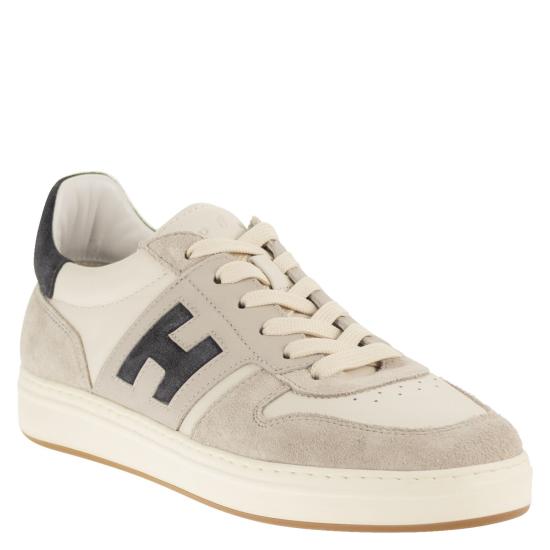 26SS 호간 스니커즈 HXM6680FZ00UHC CREAM BLUE - HOGAN