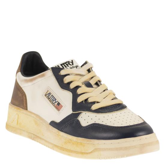 26SS 오트리 스니커즈 AVLM WHITE BLUE BROWN - AUTRY
