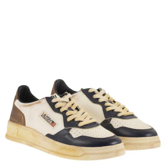 26SS 오트리 스니커즈 AVLM WHITE BLUE BROWN - AUTRY